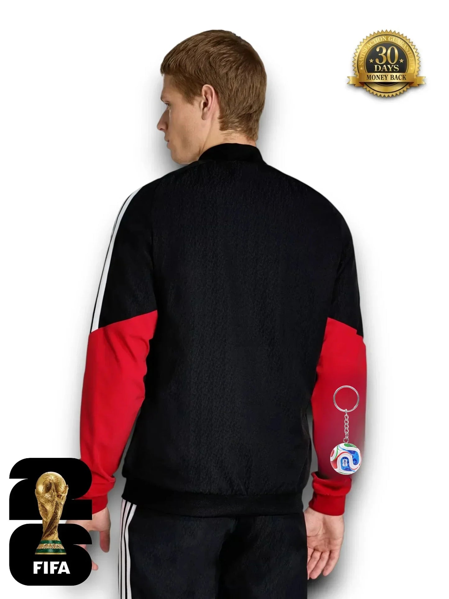 Germany World Cup 2026 Half-Zip Training Suit Set Black