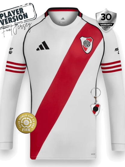 River Plate Home Player Jersey 25/26 - Long Sleeve