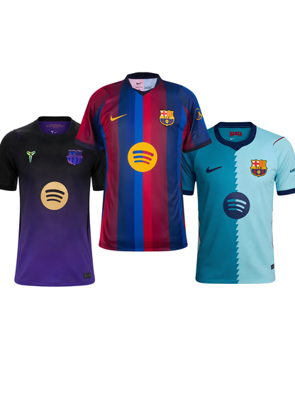 Kit Barcelona Home, Away and Third 2026/27 - Fan Version