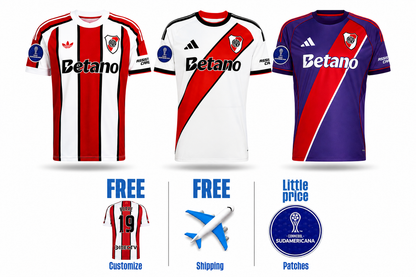 River Plate Home, Away and Third Fan 2026/27 Combo