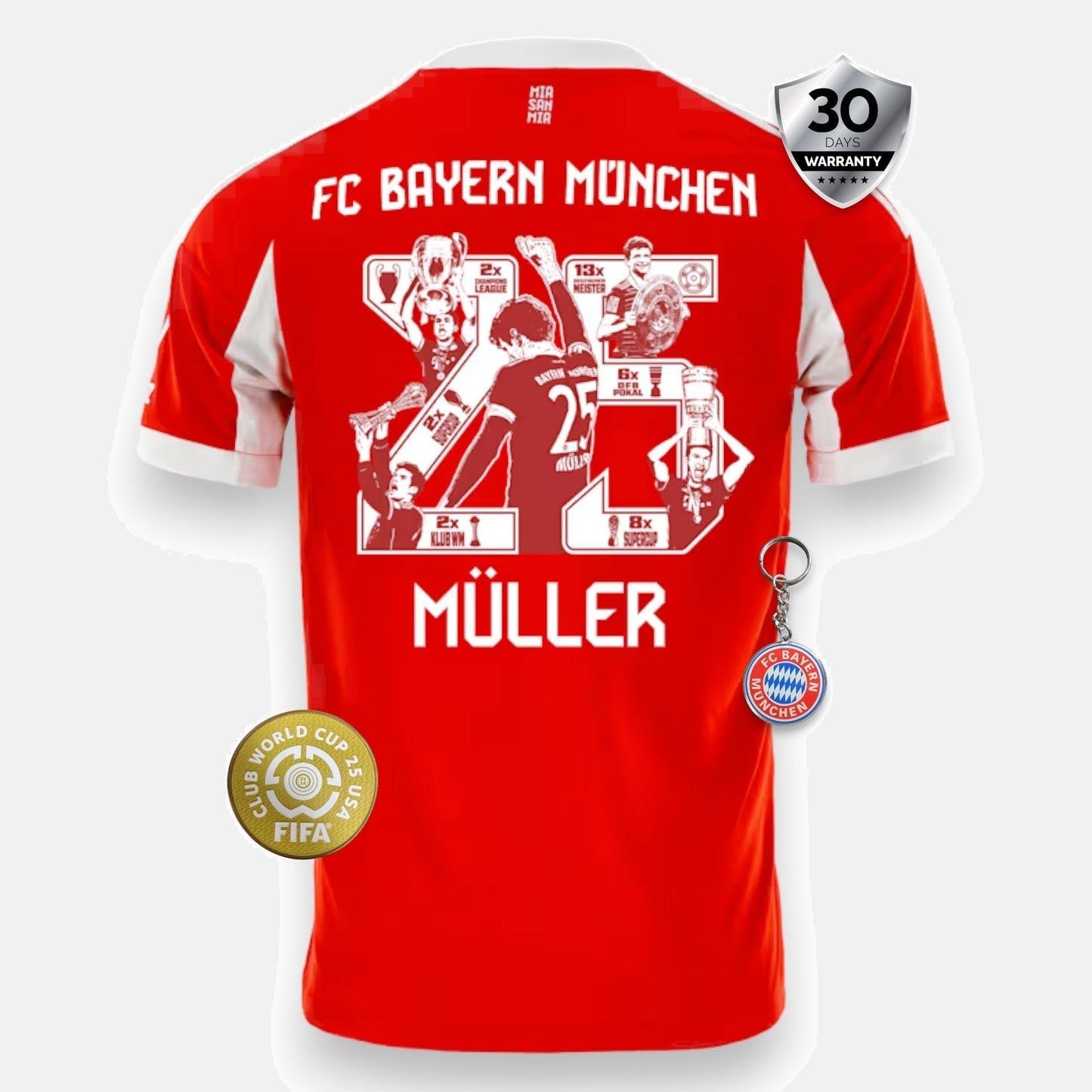 Bayern Munich Home Jersey 2025/26 - Müller Special Edition