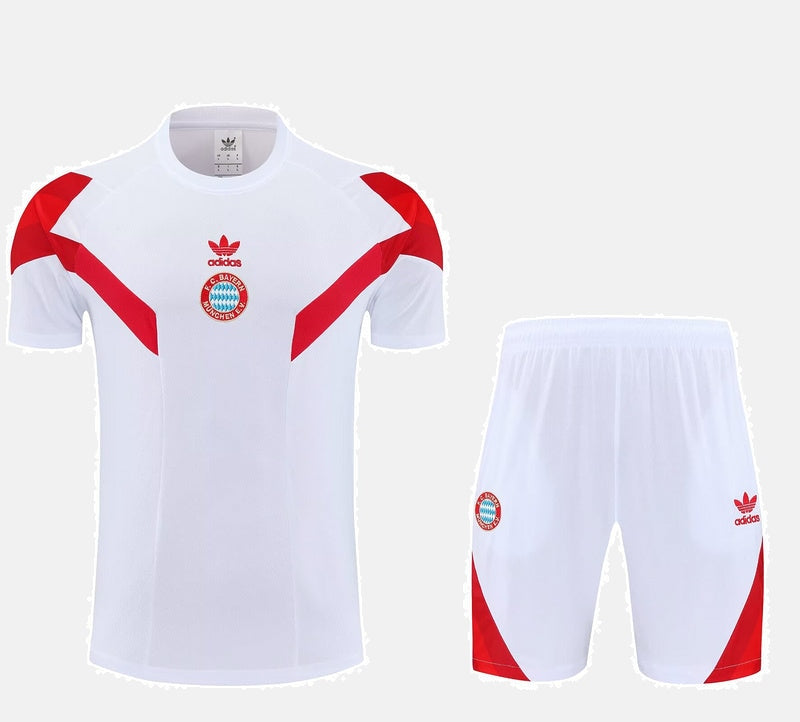 Bayern Munich Kit Training Jersey + Shorts 2025 White