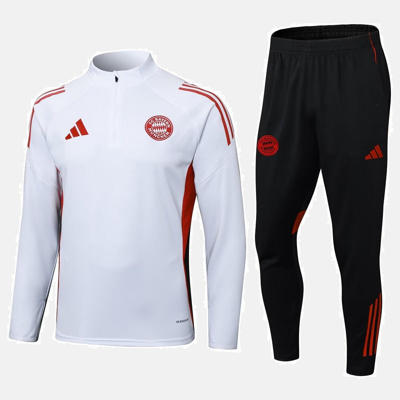 Bayern Munich Training White Tracksuit 25/26