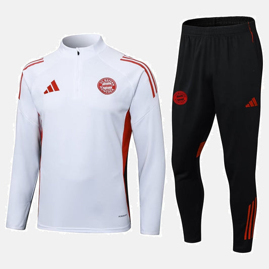 Bayern Munich Training White Tracksuit 25/26