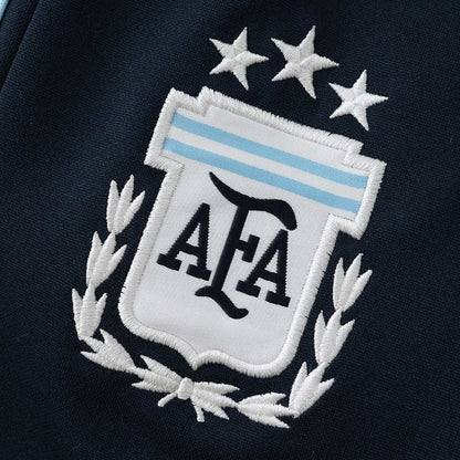Argentina World Cup 2026 Half-Zip Training Suit Set Blue