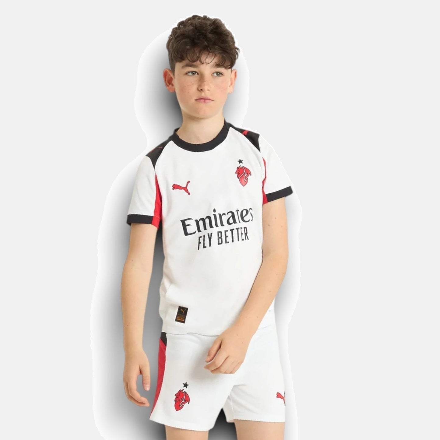 Kids AC Milan Away Kit 2025/26