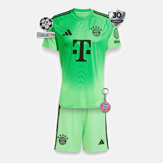 Kids Bayern Munich Jersey Goalkeeper 2025/26