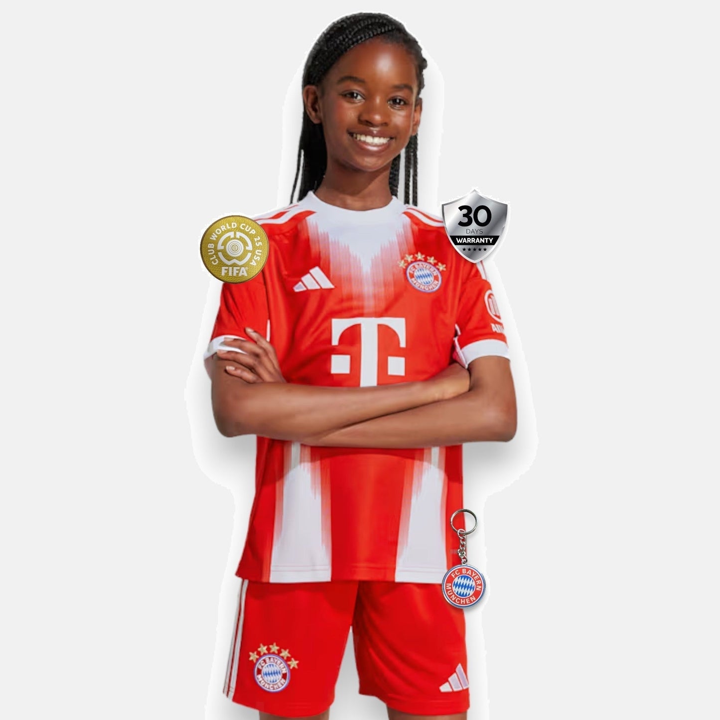 Kids Bayern Munich Jersey Home 2025/26 - Müller Special Edition